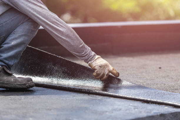 Professional Basement Waterproofing technician working in Mantua, NJ
